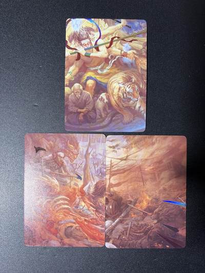 NO.27 好又多金牌大场，每周一站式配齐，方便凑单！（周6晚9点截拍，卖家送拍0抽成！） - 焱卡 问道东方 彩闪限编卡3张 编号18/50.30/50.42/50