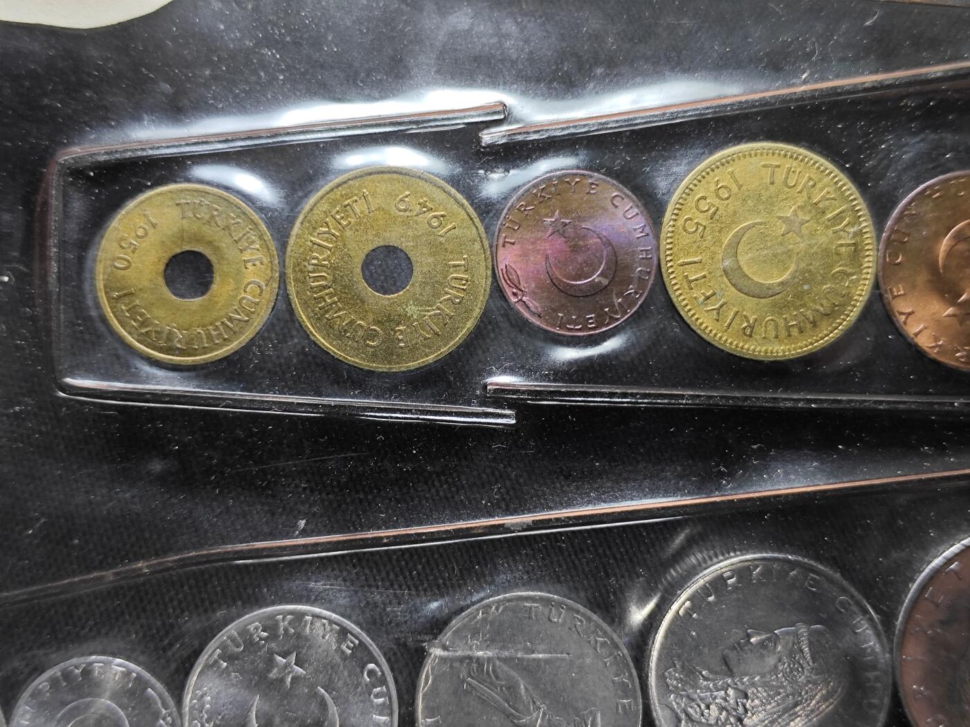 KK钱币收藏小铺   套币专场 2月预留时间 周末发货  土耳其套币 含大小面值各面值