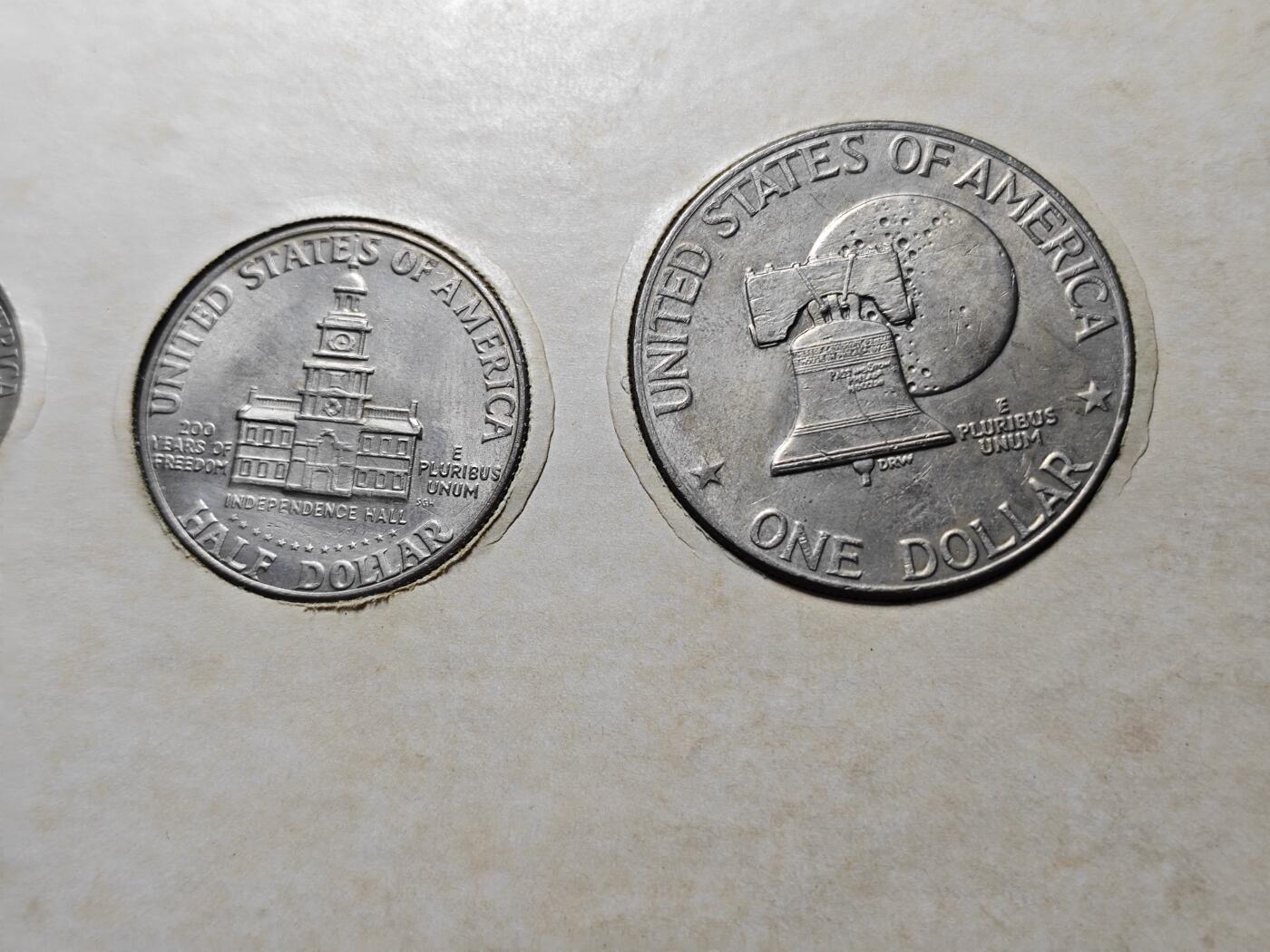 KK钱币收藏小铺   套币专场 2月预留时间 周末发货  美国建国200周年纪念套币