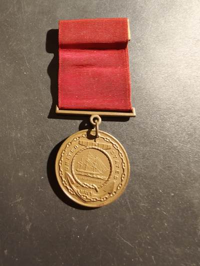老王徽章第187期 - 美国海军品德优良奖章    二战时期