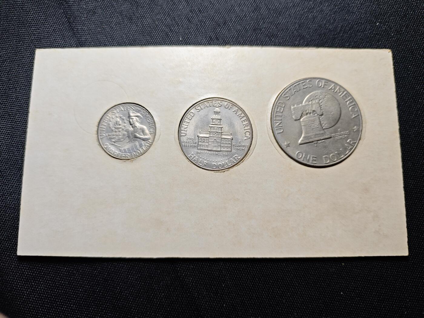 KK钱币收藏小铺   套币专场 2月预留时间 周末发货  美国建国200周年纪念套币