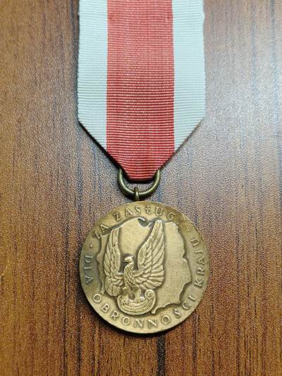 蜀地medal徽章收藏 春季精品拍场 - 波兰铜级国防勋章