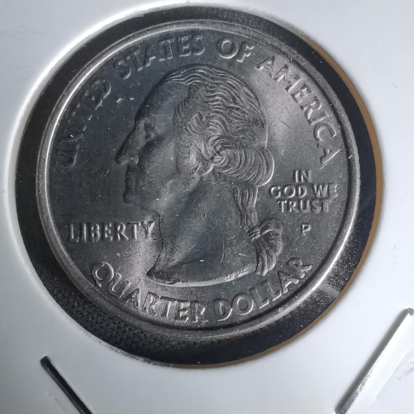 沼泽如烟--第1023场 美国2000年25分纪念币