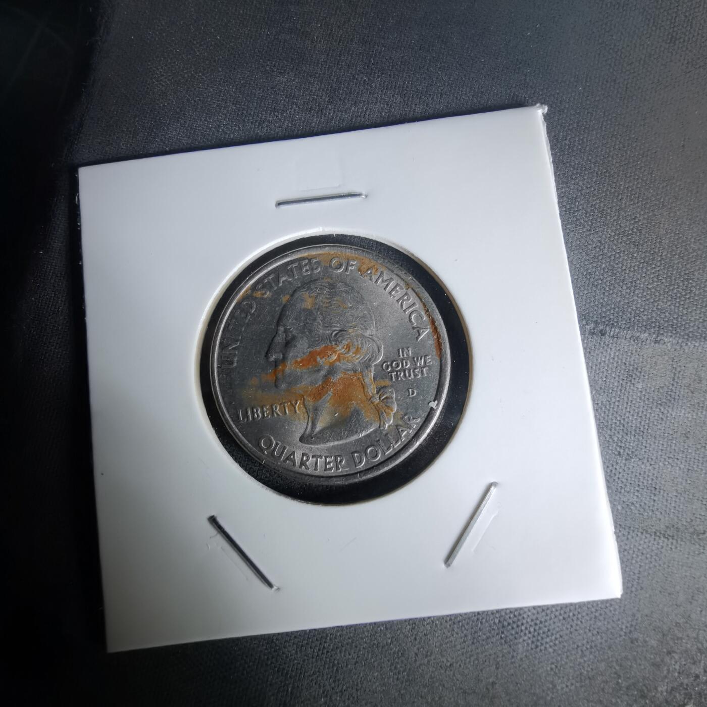 沼泽如烟--第1023场 美国2001年25分纪念币