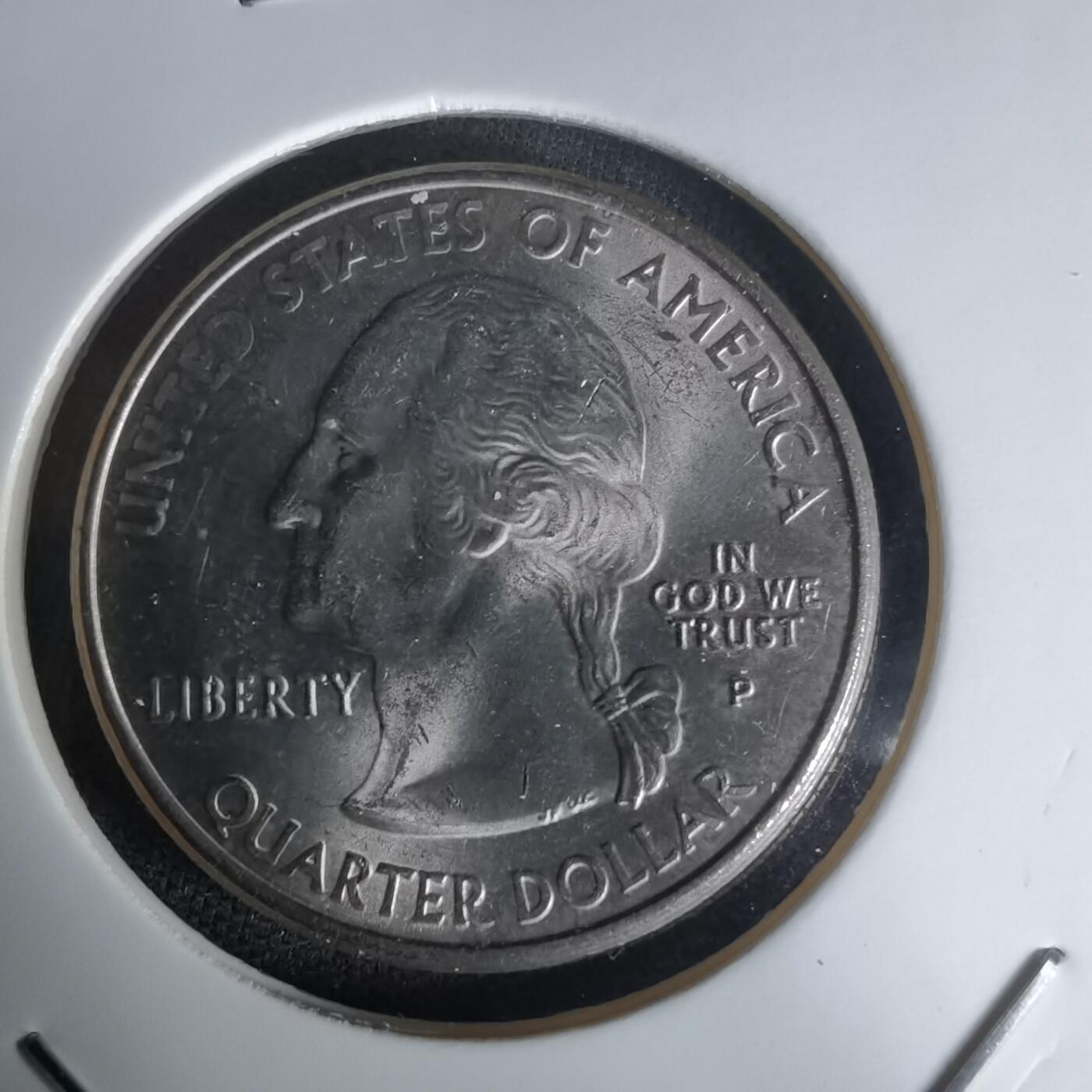 沼泽如烟--第1023场 美国2001年25分纪念币