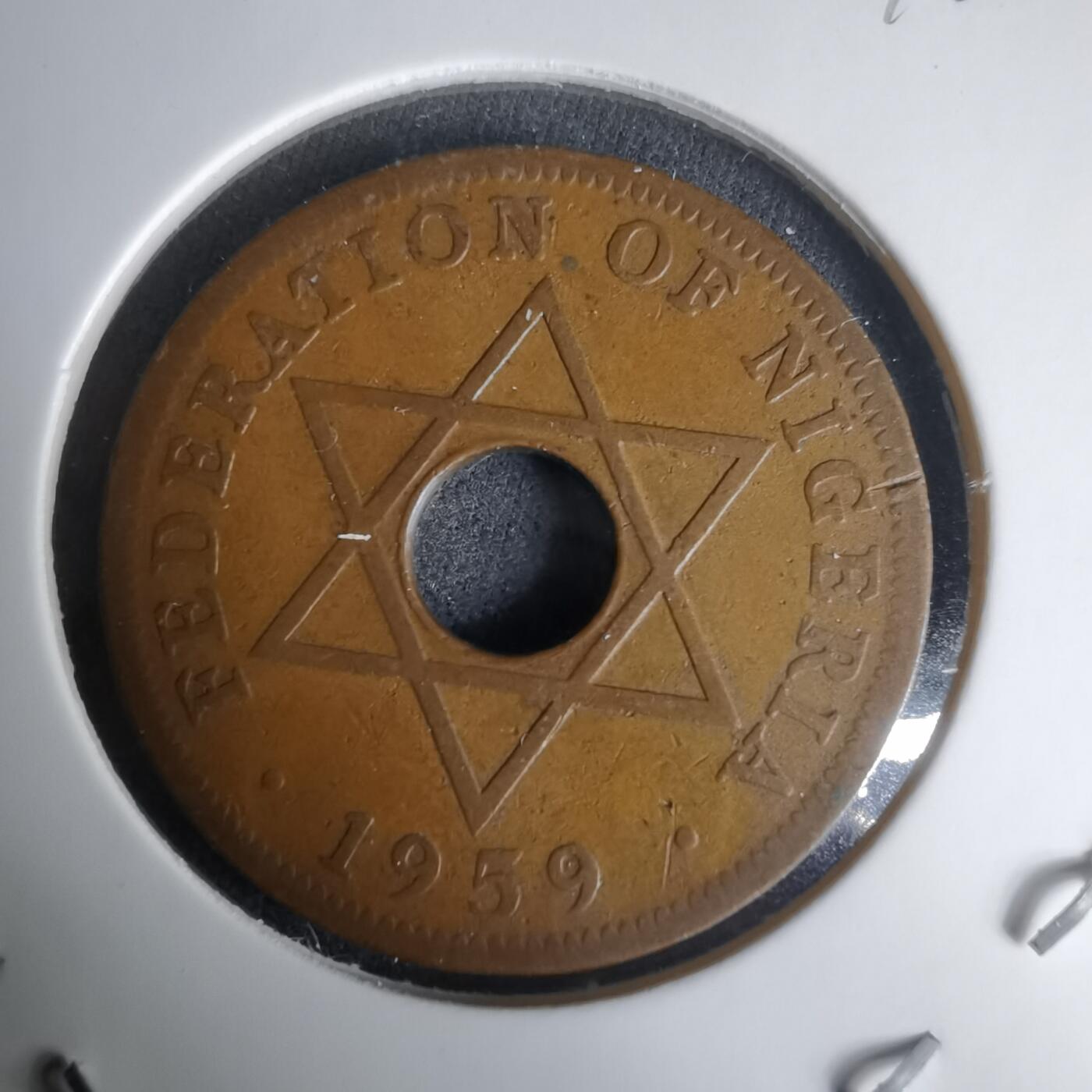 沼泽如烟--第1024场 尼日利亚1959年1便士