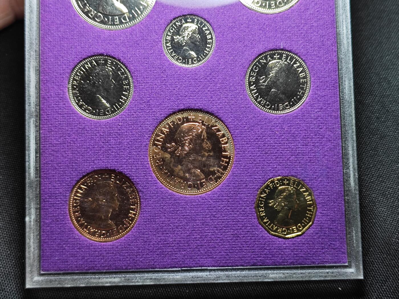 KK钱币收藏小铺   套币专场 2月预留时间 周末发货  1970英国大小面值清年一套 精制套币