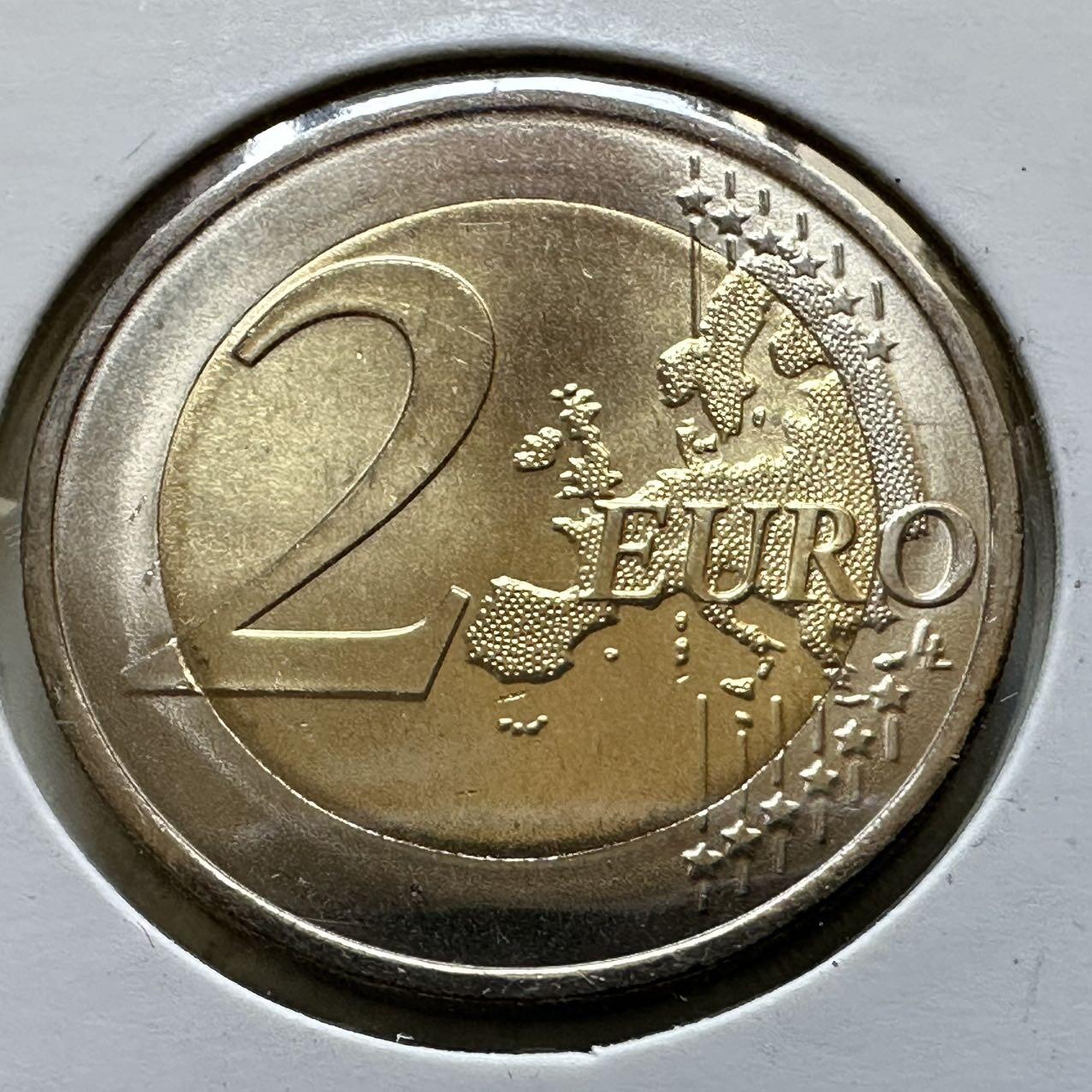 🌹外币初藏🌹🐯2026年第29场   欧元纪念币 接代拍 葡萄牙 2019年 马德拉与圣港岛发现600周年 2欧元双色纪念币