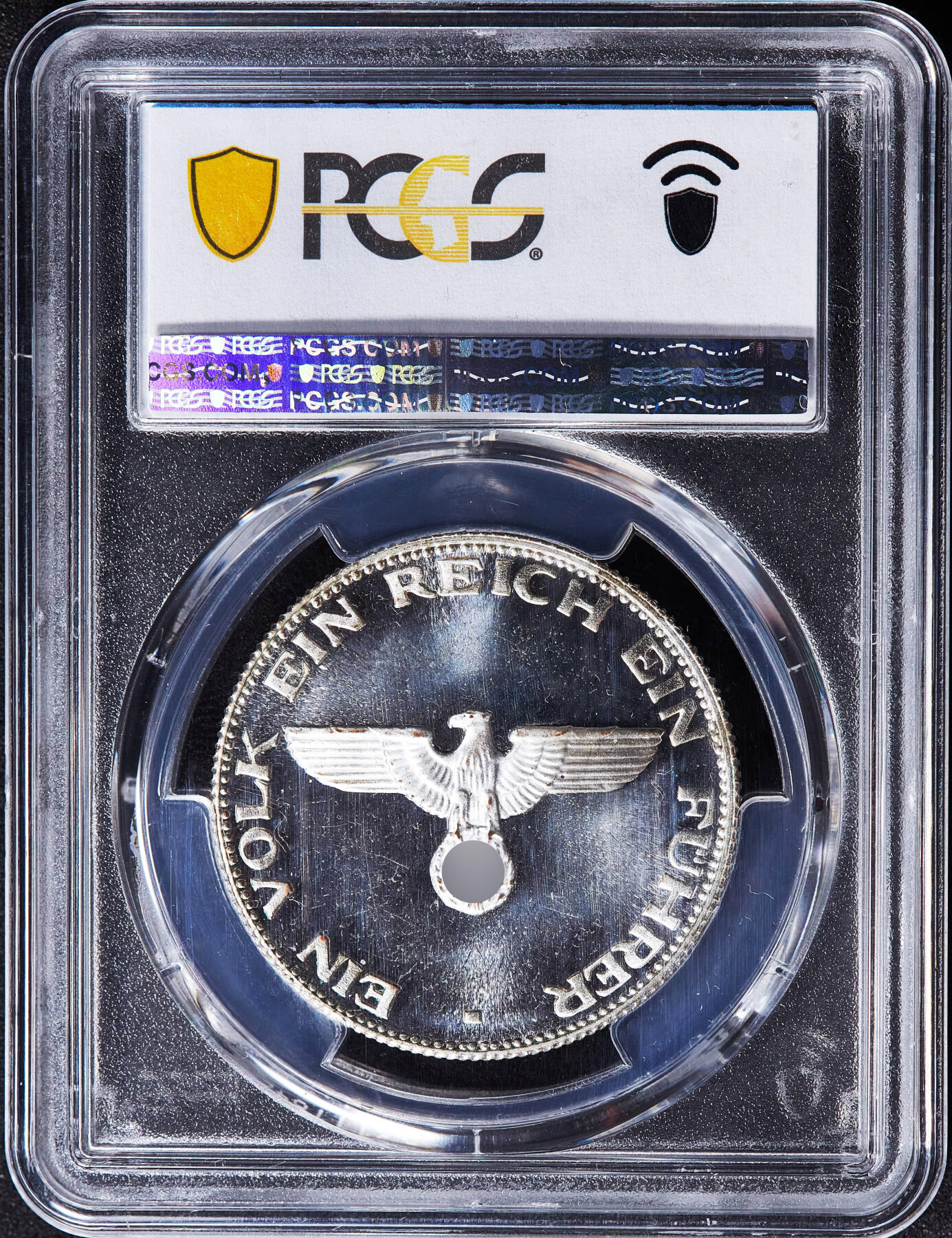 【俄甄集藏】2026年(049)03-18星期三 晚 19:30 全场包邮 德国1989年纪念1945年总理镀银铜章，PCGS MS65，经典品种，类精制底板，原图联系客服或官网查询