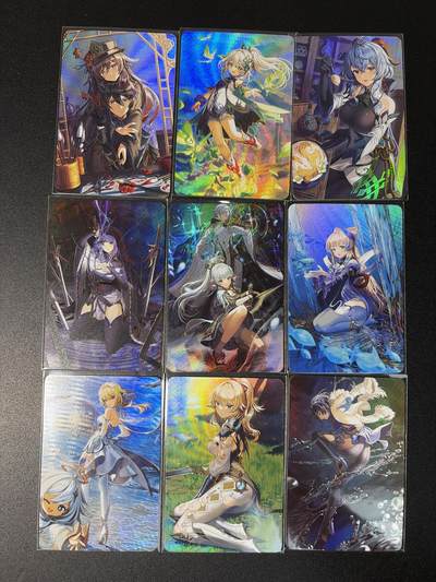 NO.27 好又多金牌大场，每周一站式配齐，方便凑单！（周6晚9点截拍，卖家送拍0抽成！） - 原神卡牌 华丽衣着系列 一套9张 折光彩闪