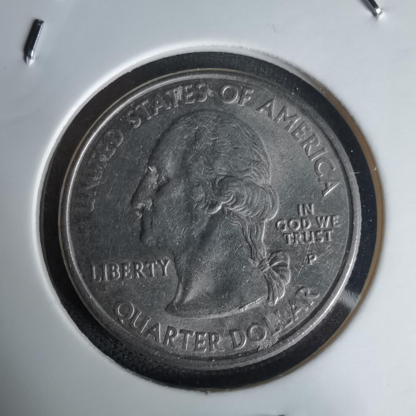 沼泽如烟--第1023场 美国2001年25分纪念币