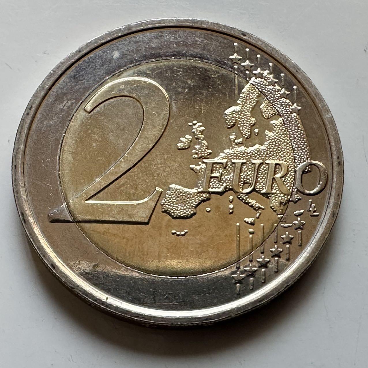 🌹外币初藏🌹🐯2026年第29场   欧元纪念币 接代拍 比利时 2017年 根特大学建校200周年 2欧元双色纪念币