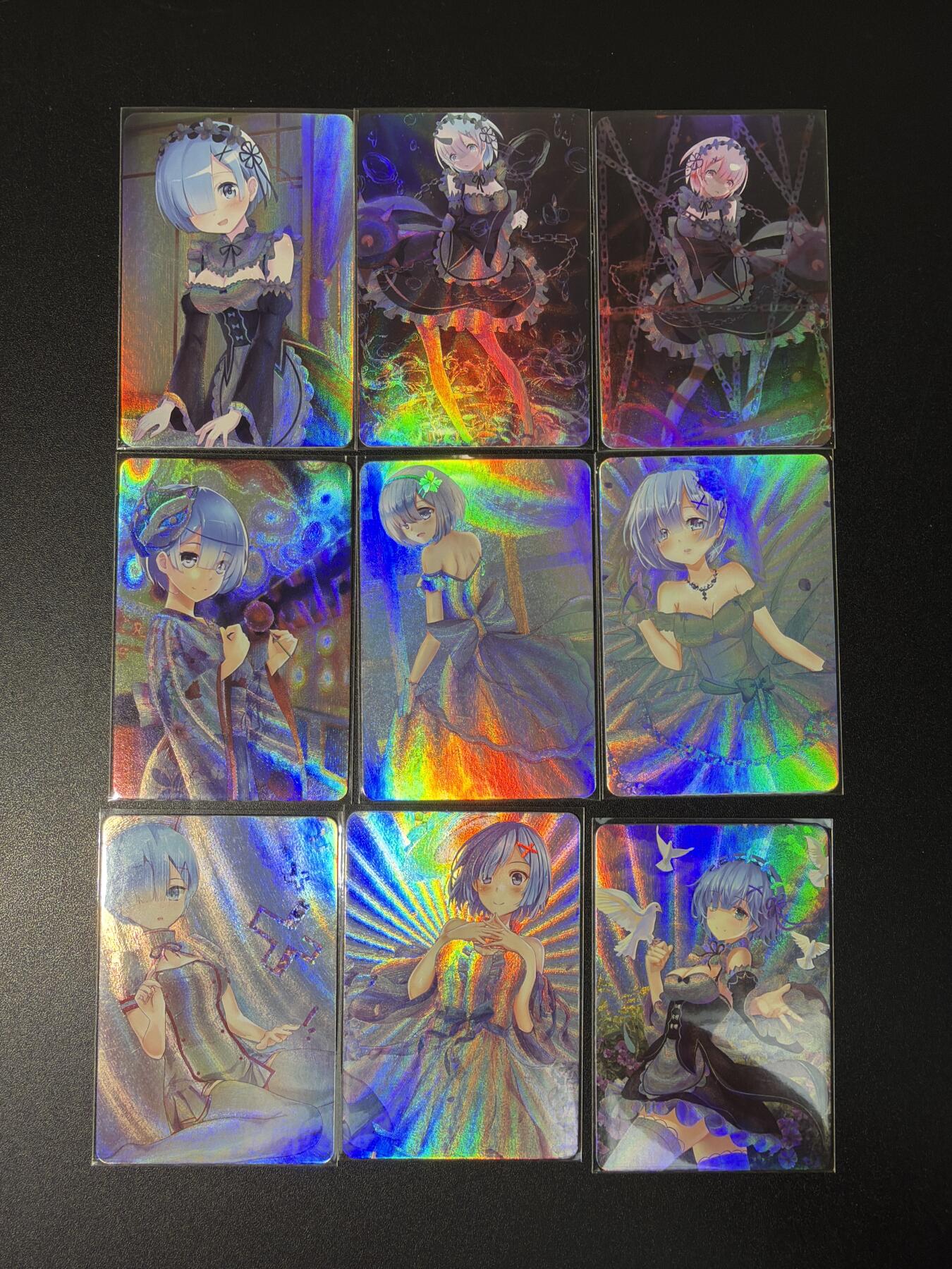 NO.27 好又多金牌大场，每周一站式配齐，方便凑单！（周6晚9点截拍，卖家送拍0抽成！） 宁缺卡牌 蕾姆系列 一套9张 粗彩闪