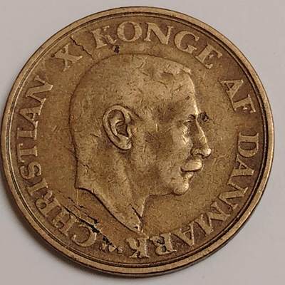 布加迪🐬～世界钱币(上海)🌾第 281 期 /  各国套币和散币 - 丹麦🇩🇰 1942年 1克朗