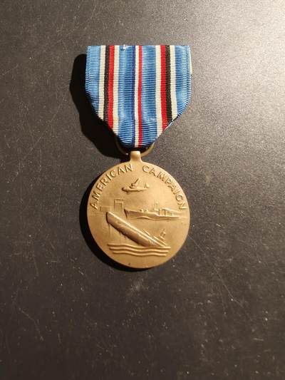 老王徽章第187期 - 美国二战美洲战区服役奖章