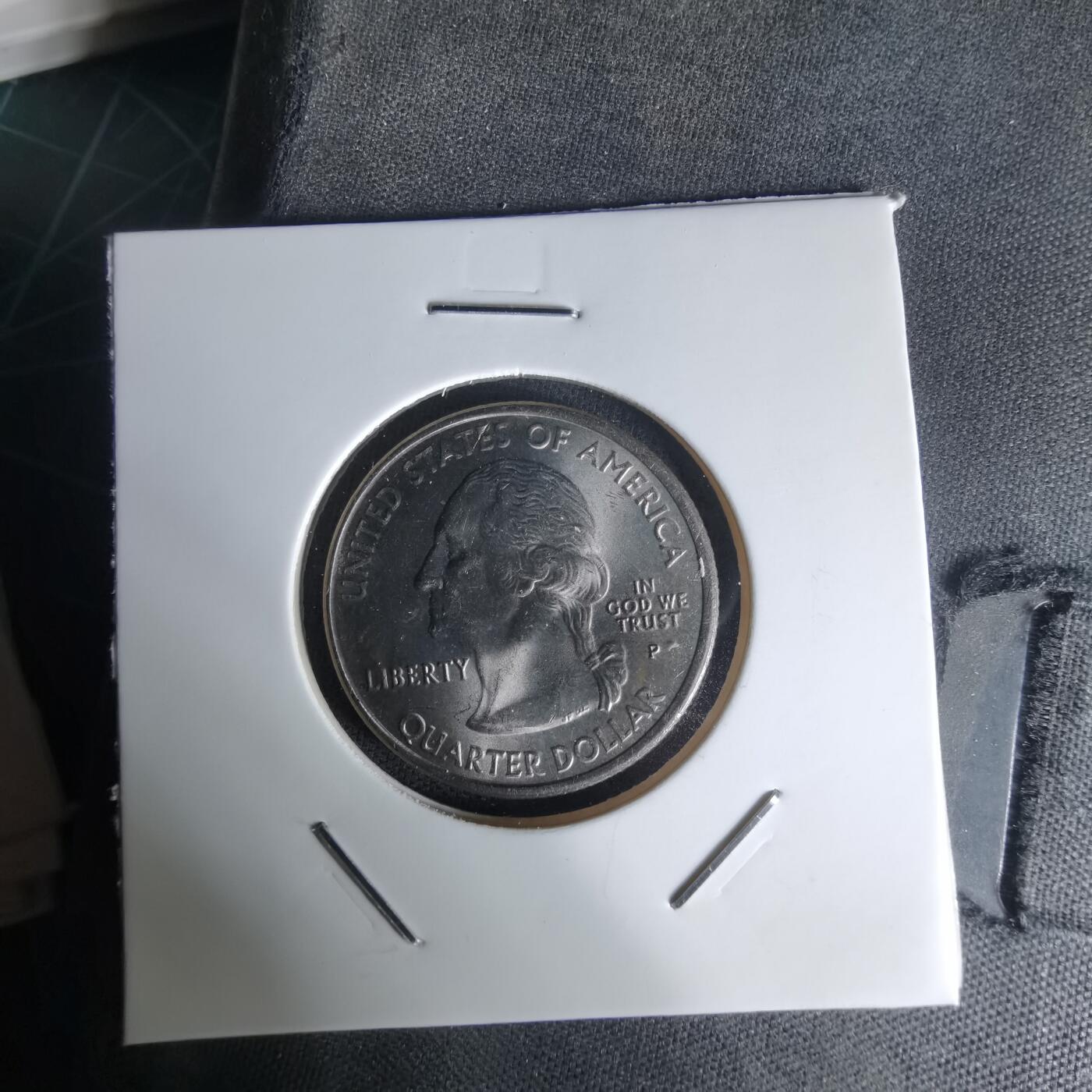 沼泽如烟--第1023场 美国2001年25分纪念币