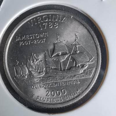 沼泽如烟--第1023场 - 美国2000年25分纪念币