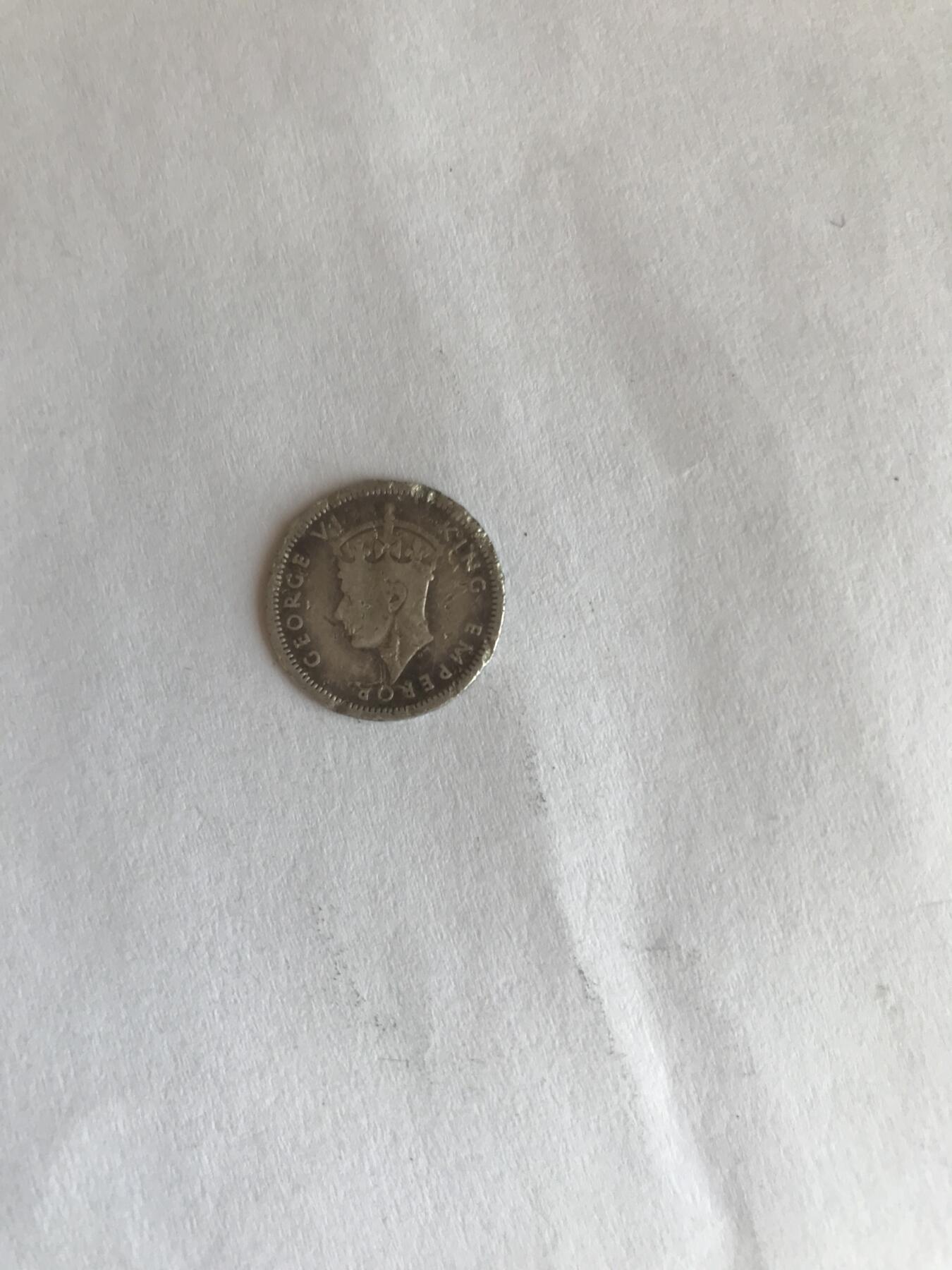 南罗德西亚三便士小银币