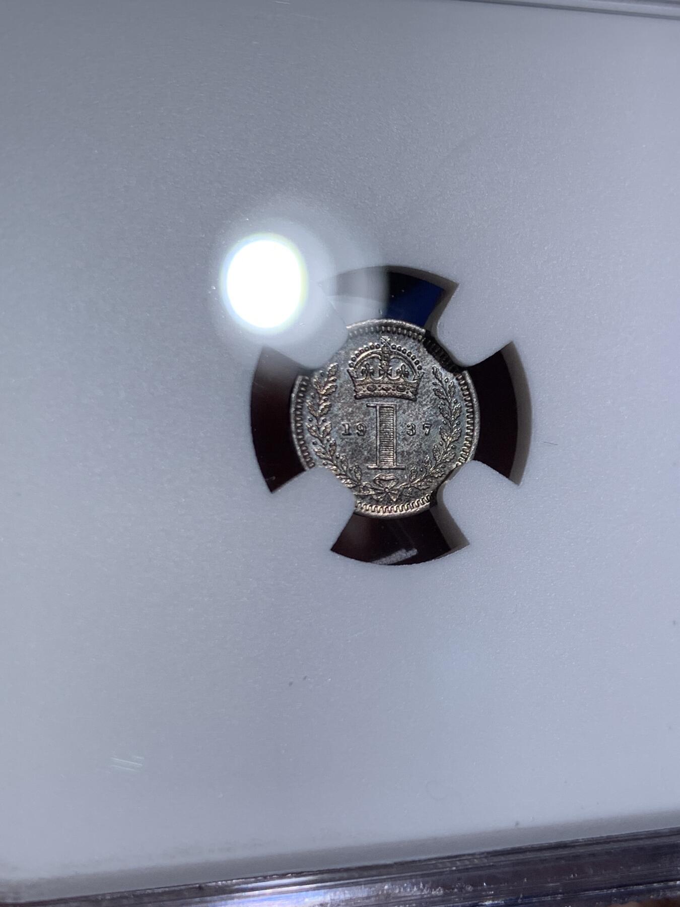 《竞宝斋》第470场 周日，周一，周二 3场连拍 （全场包邮）欢迎送拍 四枚一组 NGC PF64-66 英国1937年乔治六世精制濯足银币一套