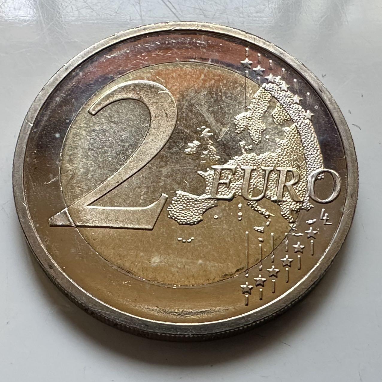 🌹外币初藏🌹🐯2026年第29场   欧元纪念币 接代拍 德国 2018年 柏林州 2欧元双色纪念币