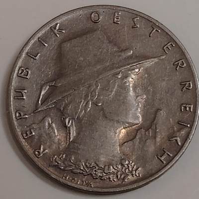 布加迪🐬～世界钱币(上海)🌾第 281 期 /  各国套币和散币 - 奥地利🇦🇹 1924年 1000先令