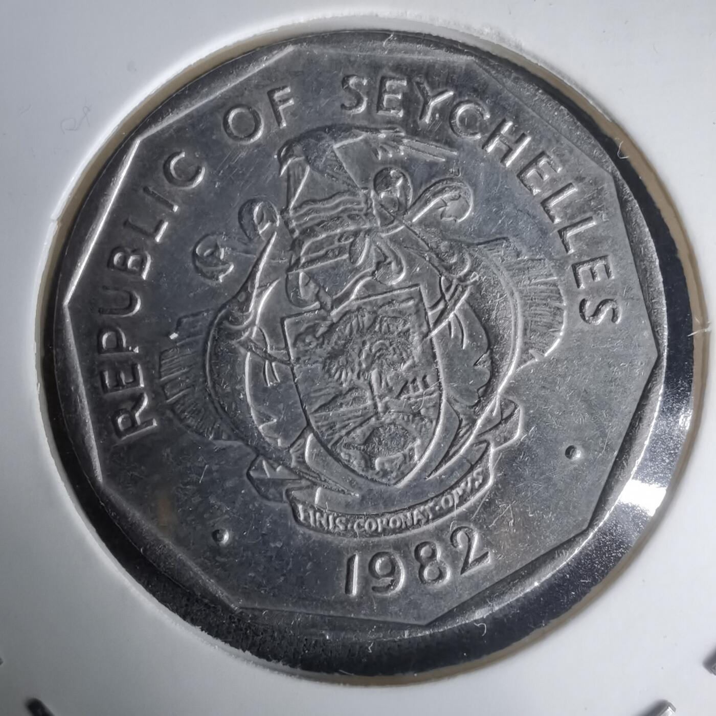 沼泽如烟--第1024场 塞舌尔1982年5卢比