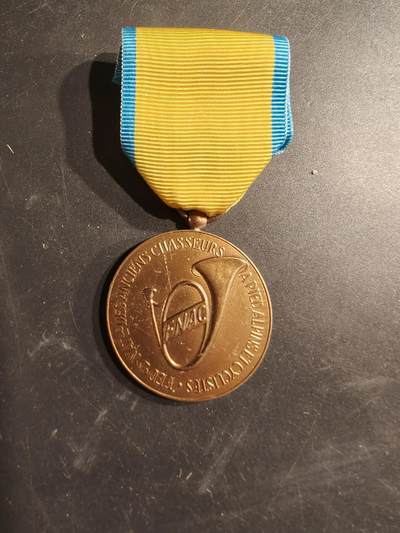 老王徽章第187期 - 法国山地猎兵协会奖章