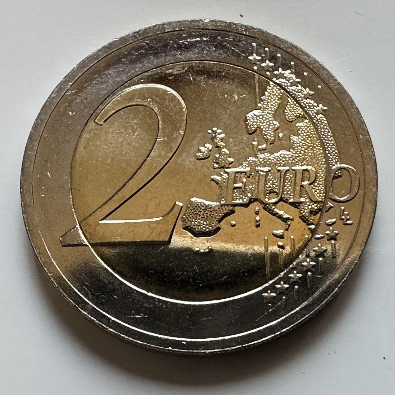 🌹外币初藏🌹🐯2026年第29场   欧元纪念币 接代拍 立陶宛 2021年 祖基亞民族地区 2欧元双色纪念币