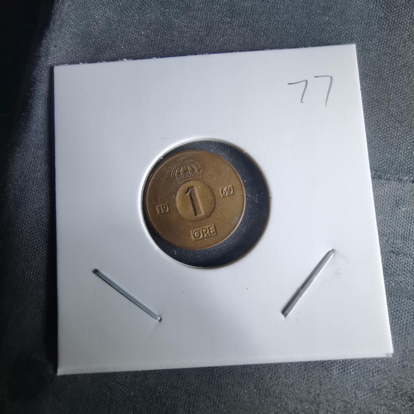 沼泽如烟--第1025场 瑞典1969年1欧尔