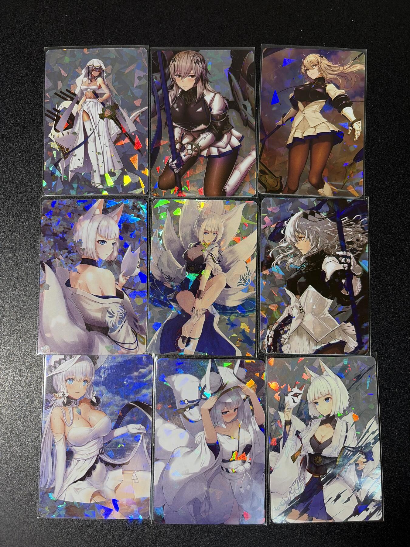 NO.27 好又多金牌大场，每周一站式配齐，方便凑单！（周6晚9点截拍，卖家送拍0抽成！） 江东卡牌 碧蓝航线-舰娘 一套9张 碎花彩闪