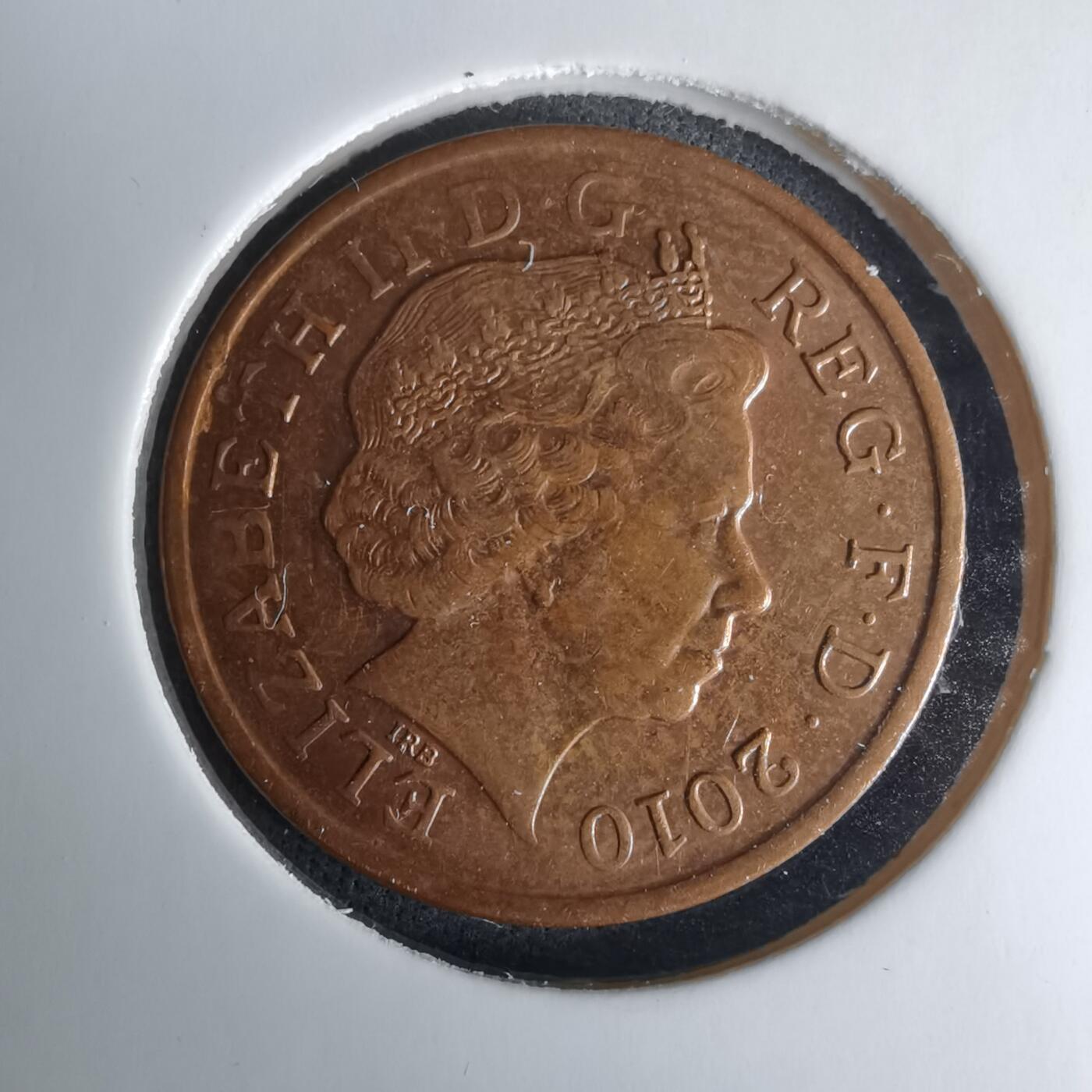 沼泽如烟--第1025场 英国2010年1便士