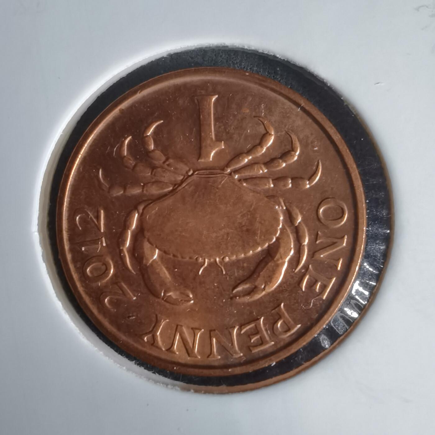 沼泽如烟--第1024场 根西2012年1便士