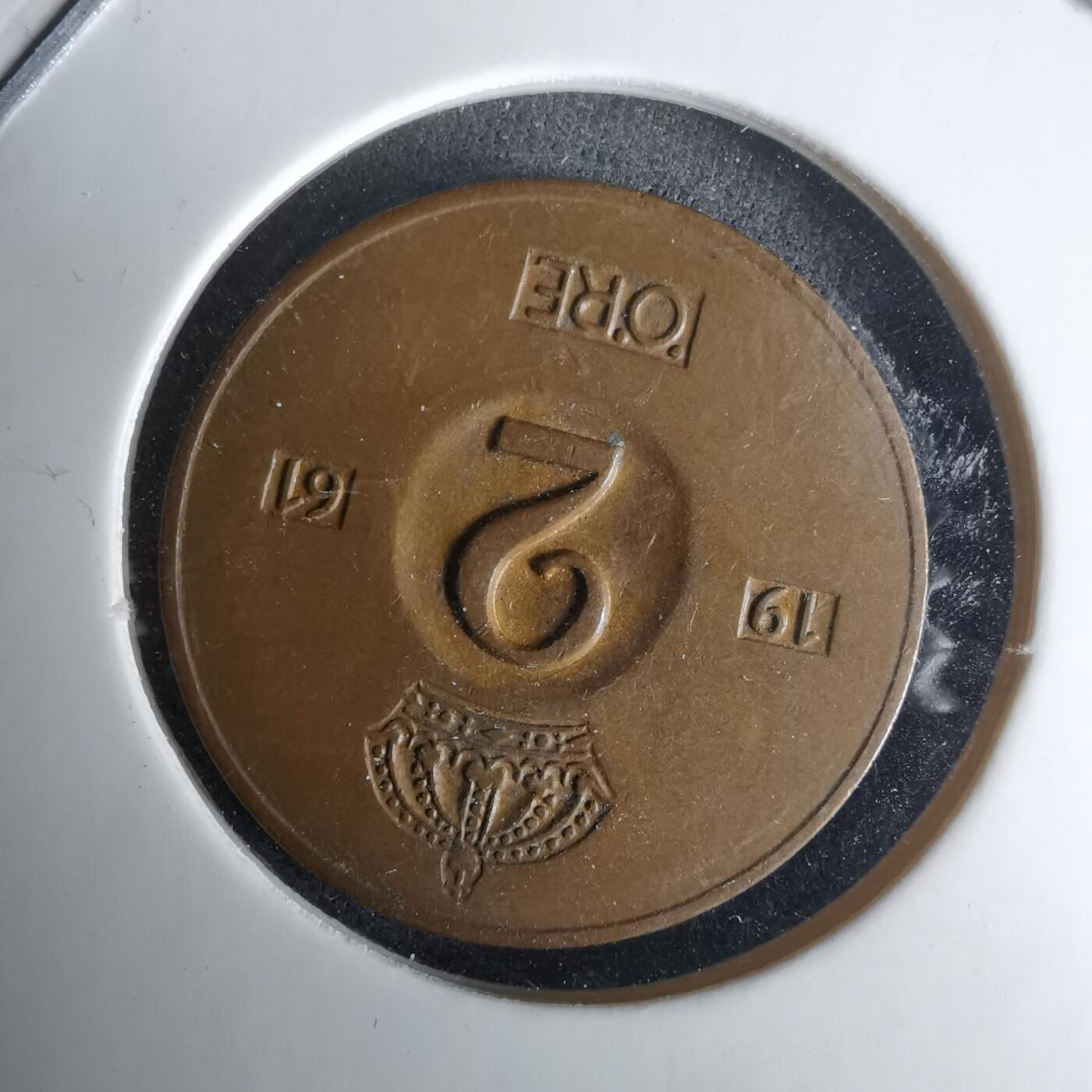 沼泽如烟--第1025场 瑞典1961年2欧尔