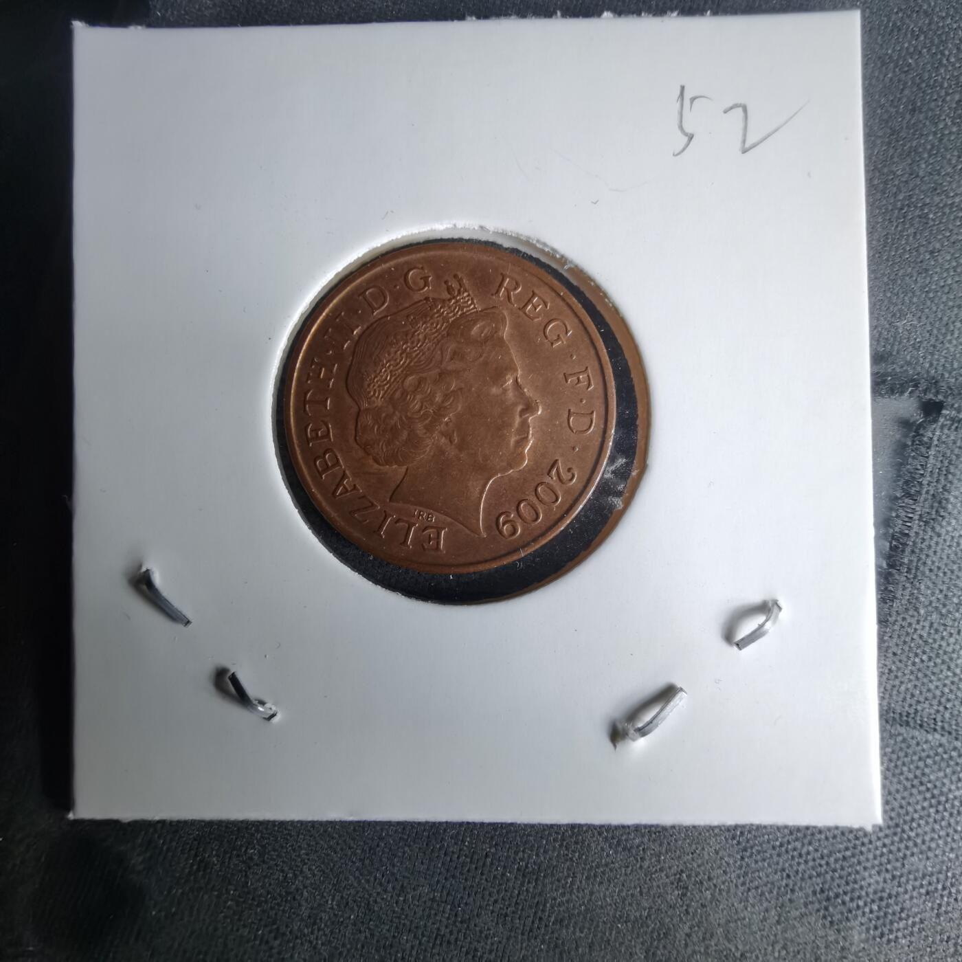 沼泽如烟--第1025场 英国2009年1便士