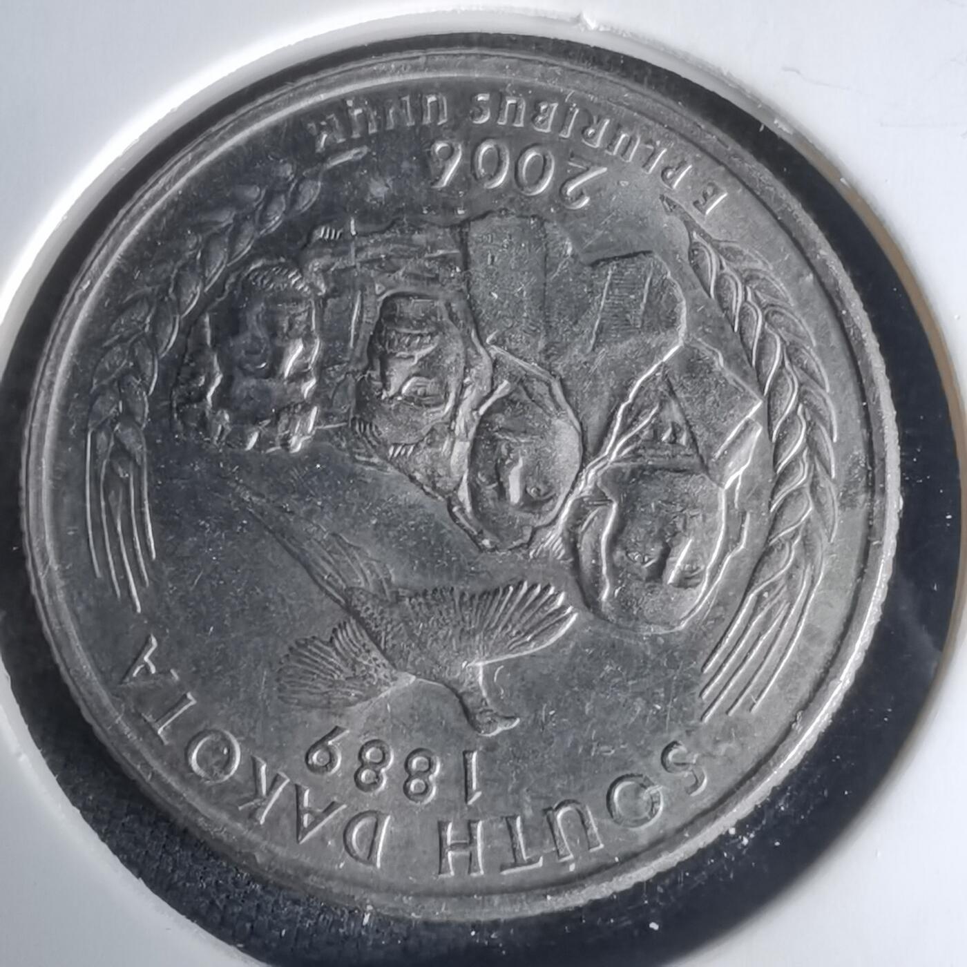 沼泽如烟--第1024场 美国2006年25分纪念币