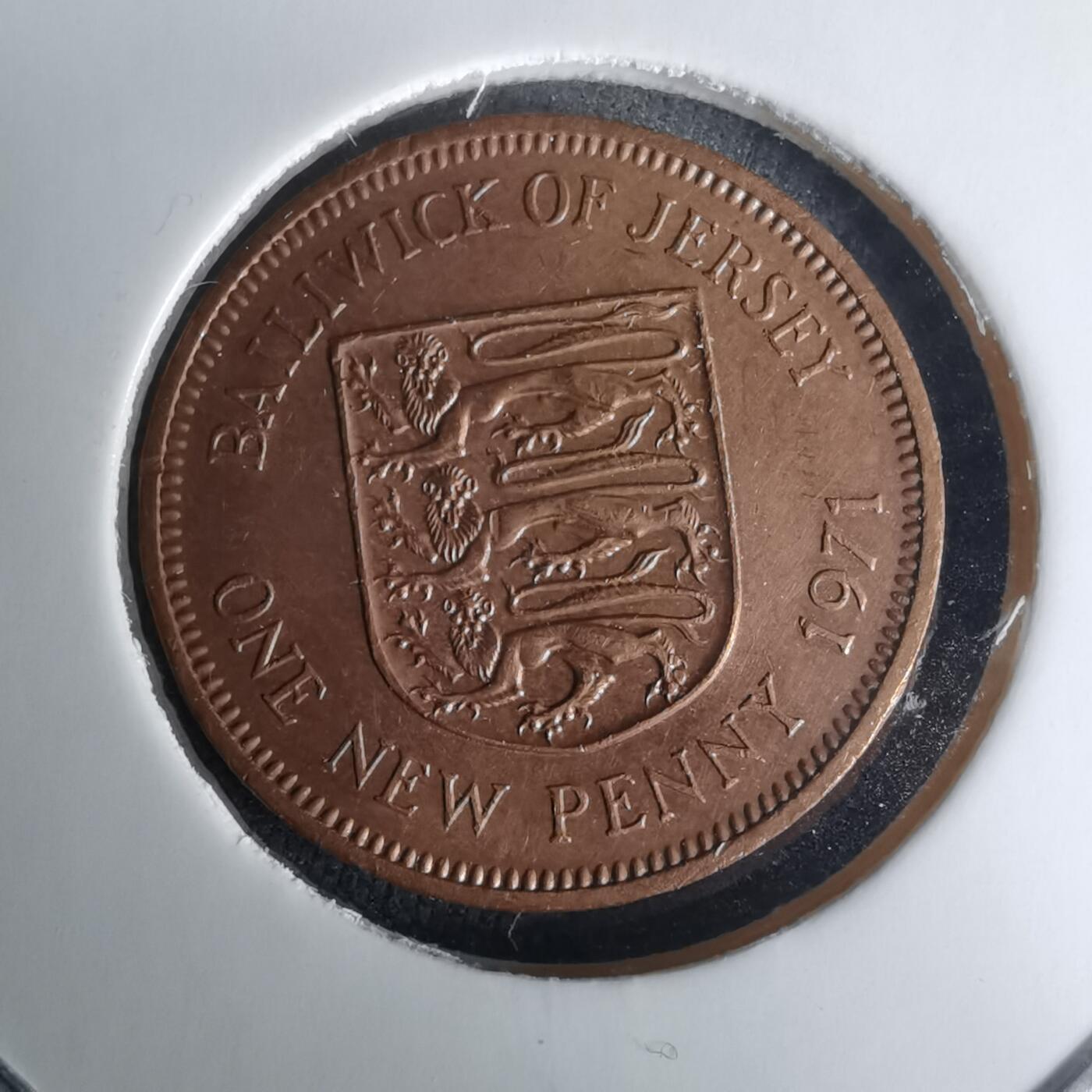 沼泽如烟--第1025场 泽西1971年1便士