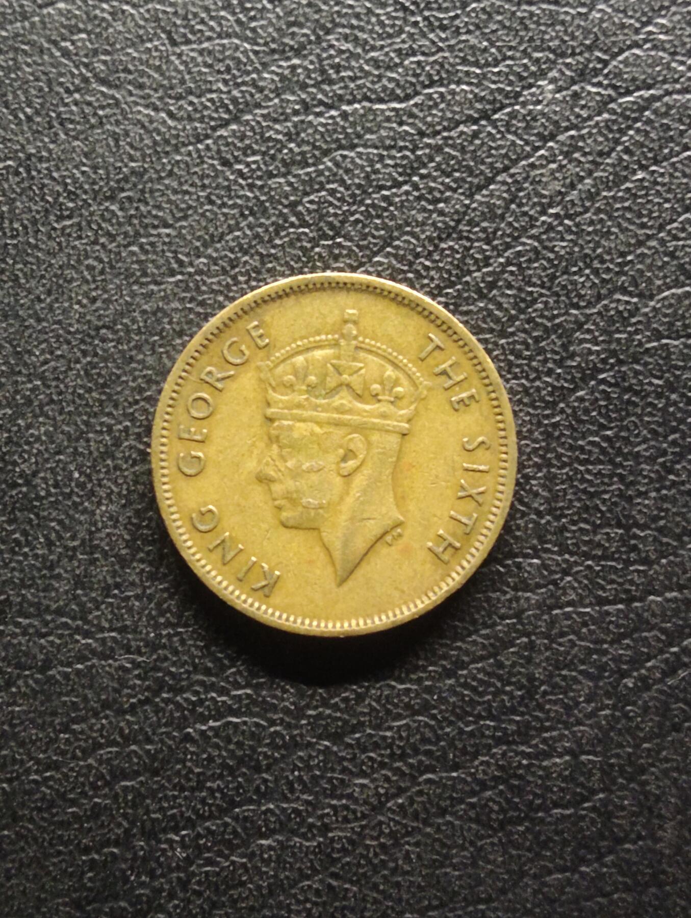 荟藏特别场次第八期——“社长的硬币堆” 香港1948年大一毫，乔治六世国王 美品