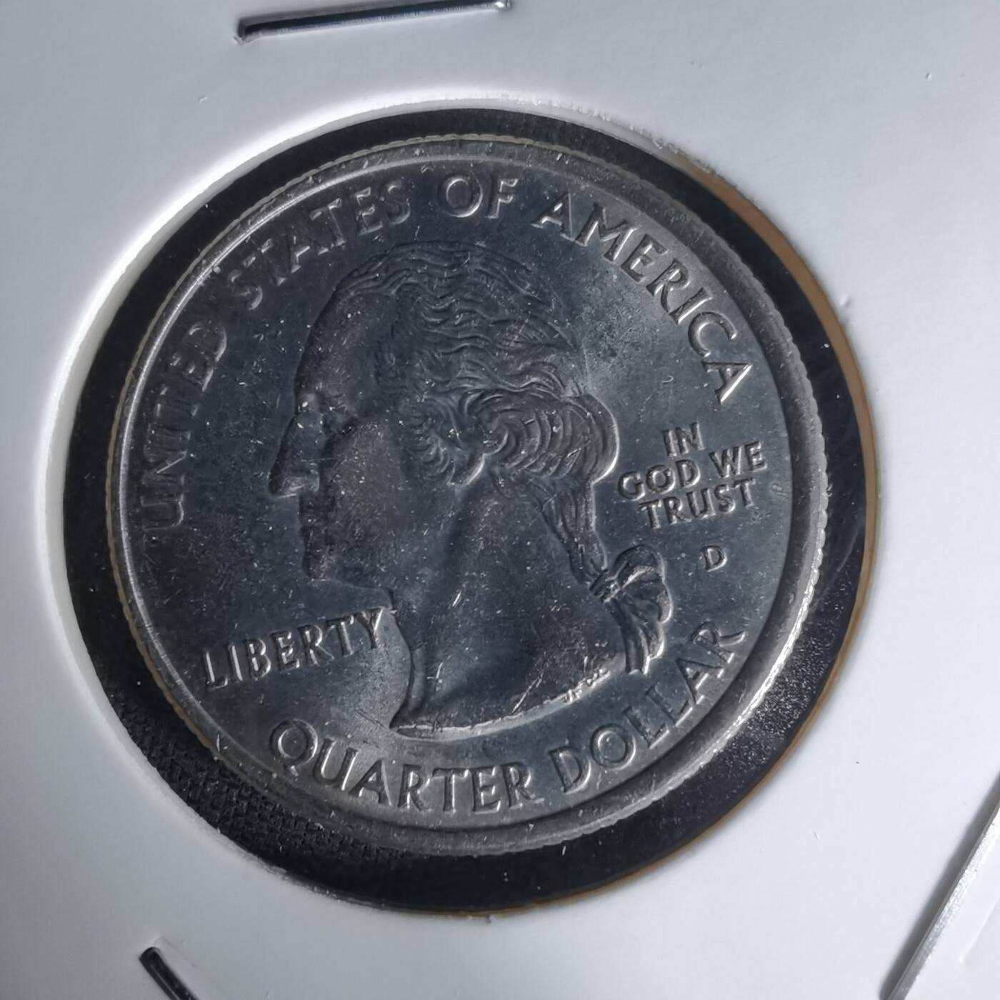 沼泽如烟--第1023场 美国2008年25分纪念币