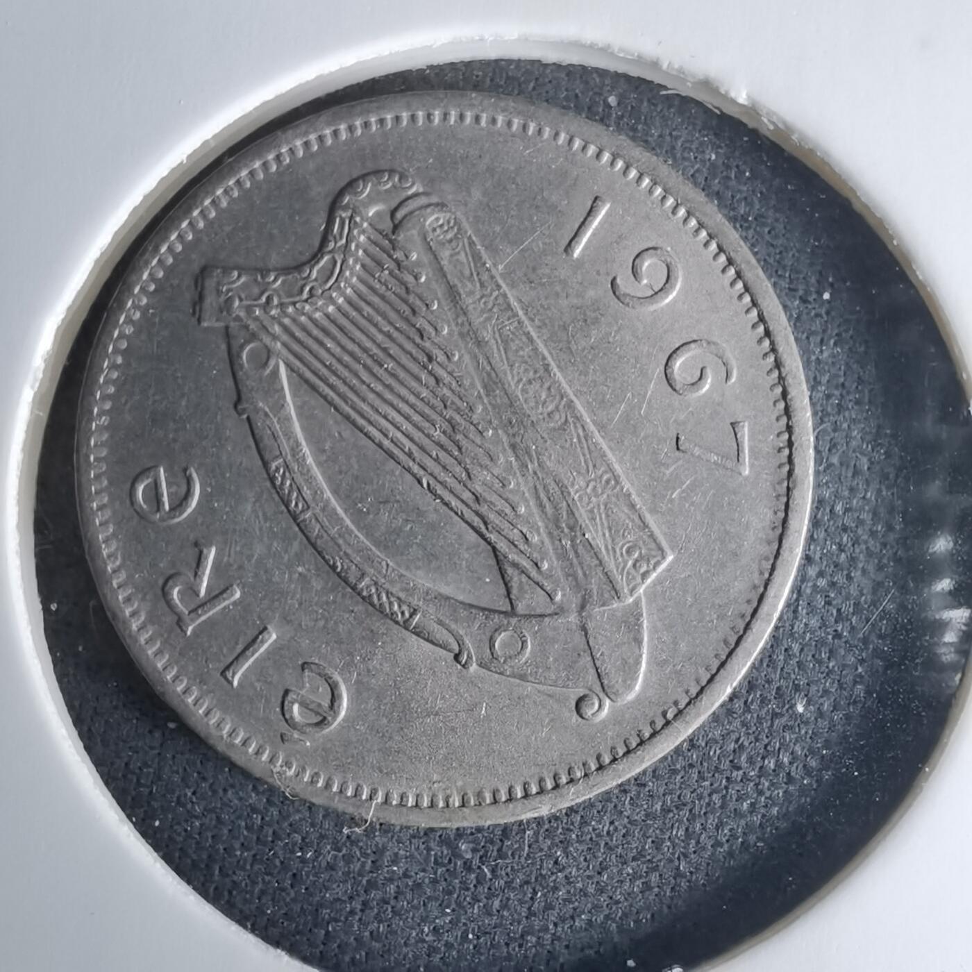 沼泽如烟--第1025场 爱尔兰1967年6便士