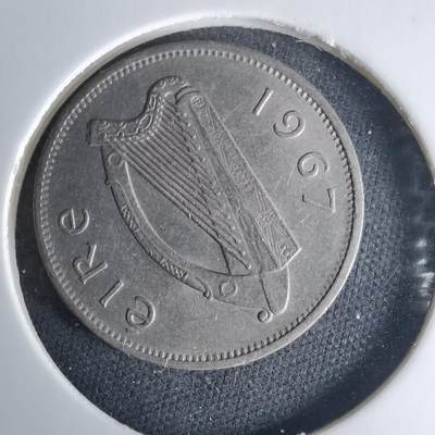 沼泽如烟--第1025场 - 爱尔兰1967年6便士