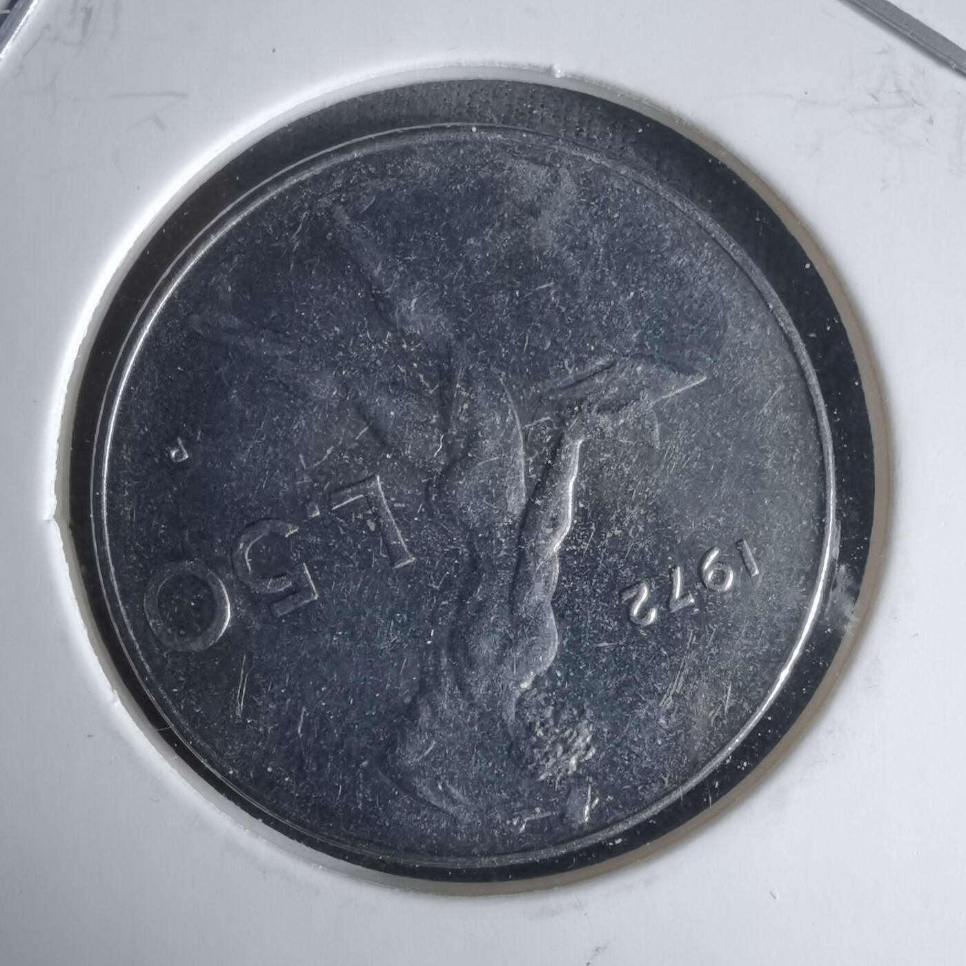 沼泽如烟--第1024场 意大利1972年50里拉