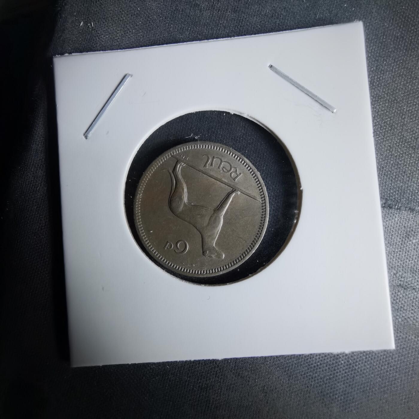 沼泽如烟--第1025场 爱尔兰1967年6便士