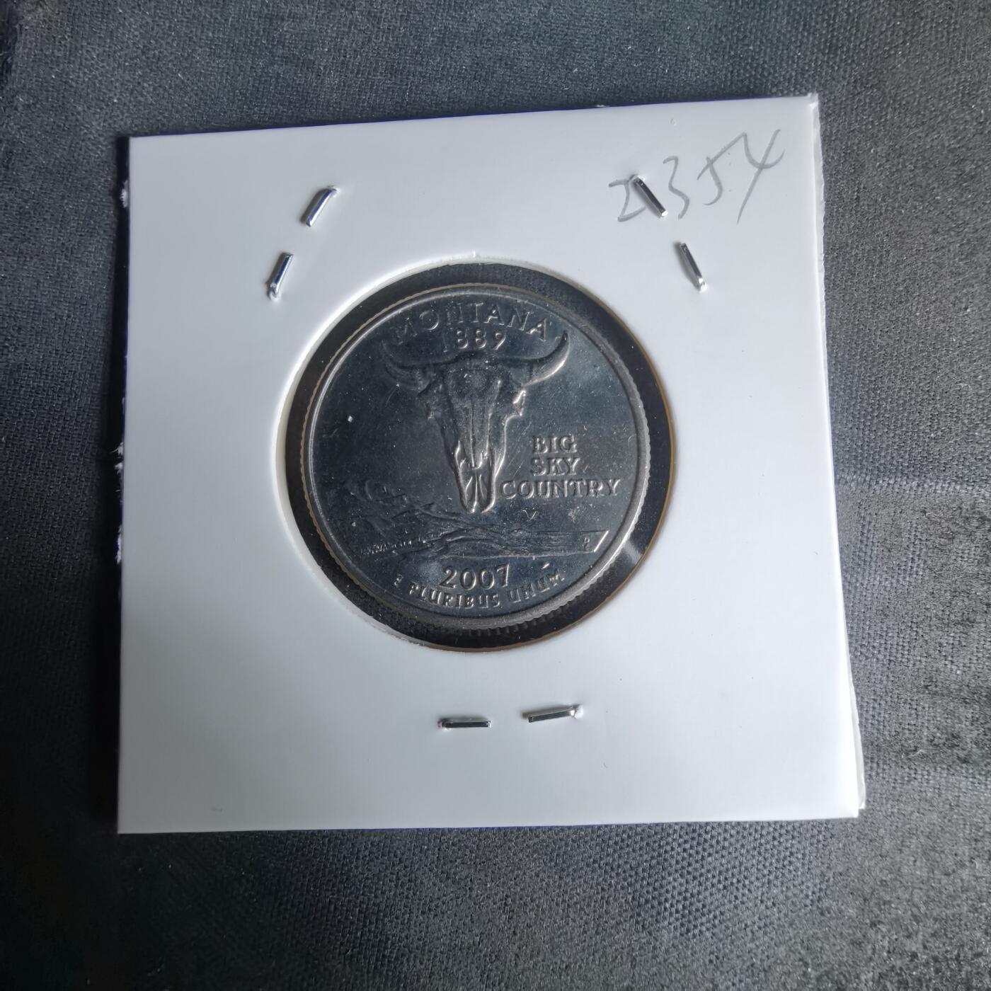 沼泽如烟--第1023场 美国2007年25分纪念币