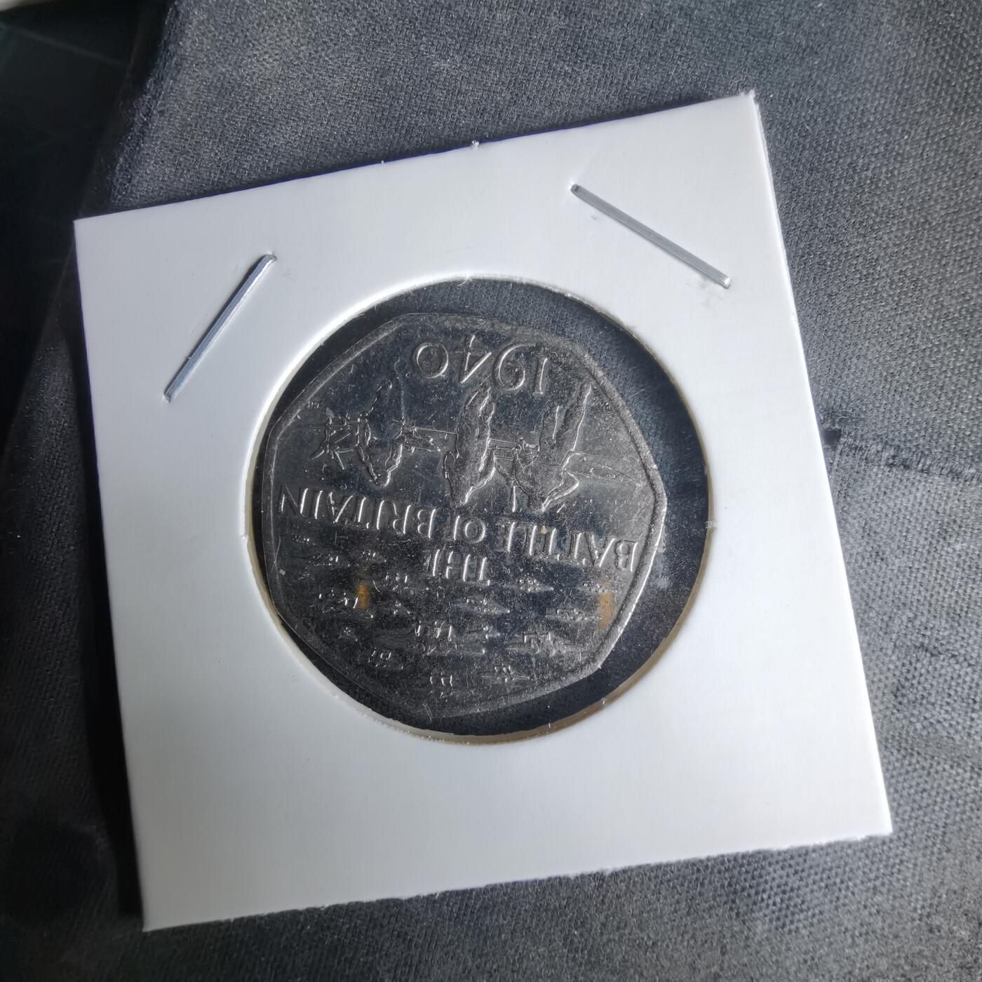 沼泽如烟--第1025场 英国2015年50便士纪念币