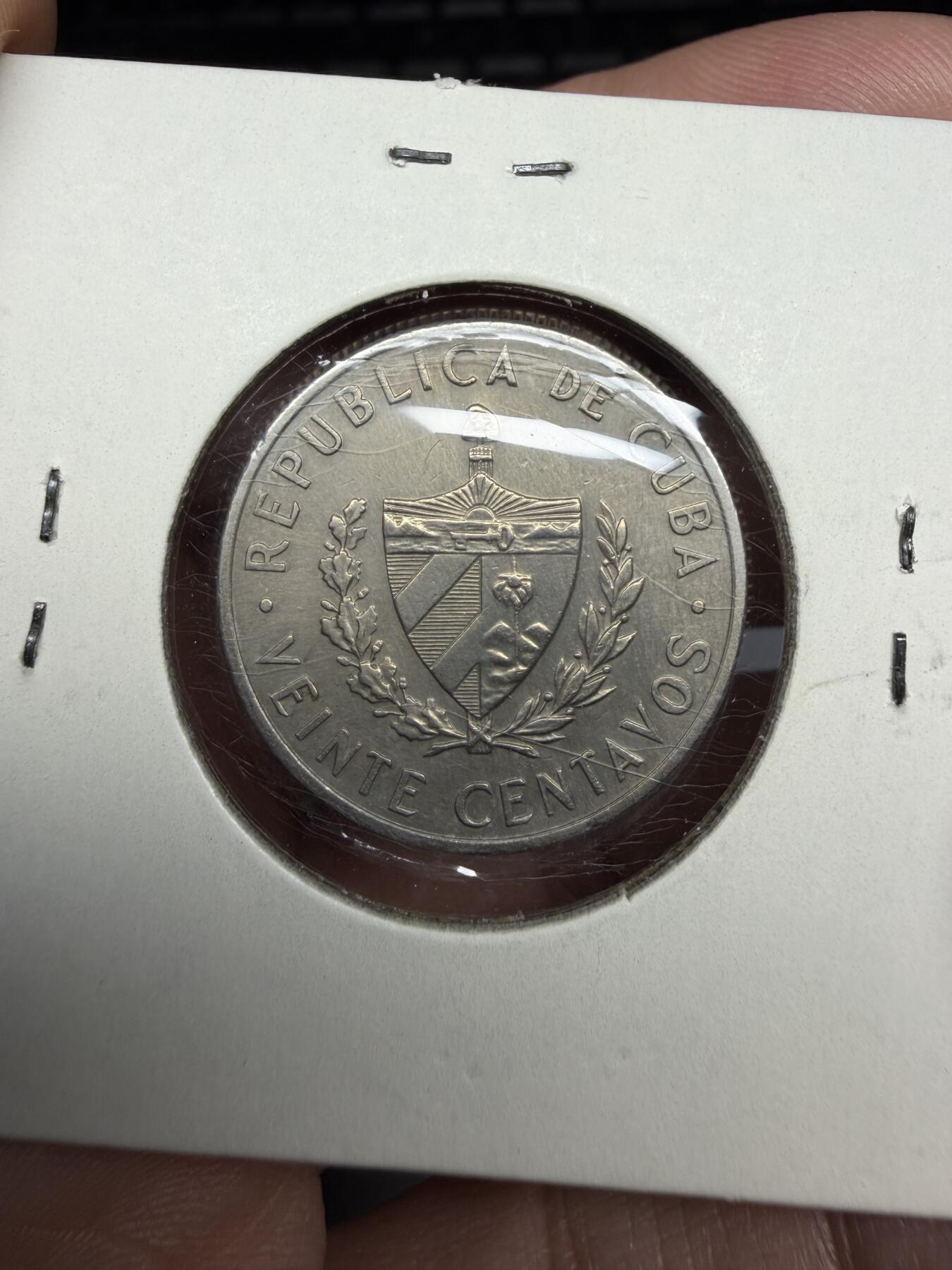 2026年集古藏今外币拍卖第三期-第4场—（总第314拍），可以寄存60天，满160元包邮。 1968年古巴20分