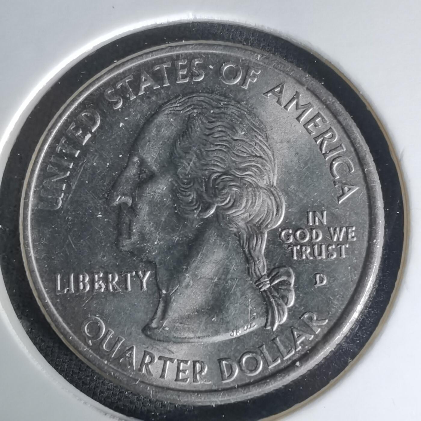 沼泽如烟--第1023场 美国2000年25分纪念币