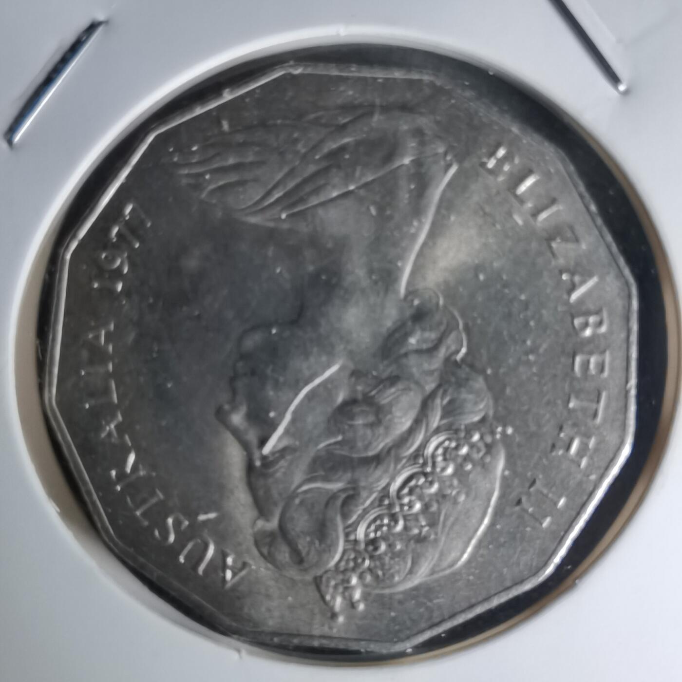 沼泽如烟--第1023场 澳大利亚1977年50分纪念币