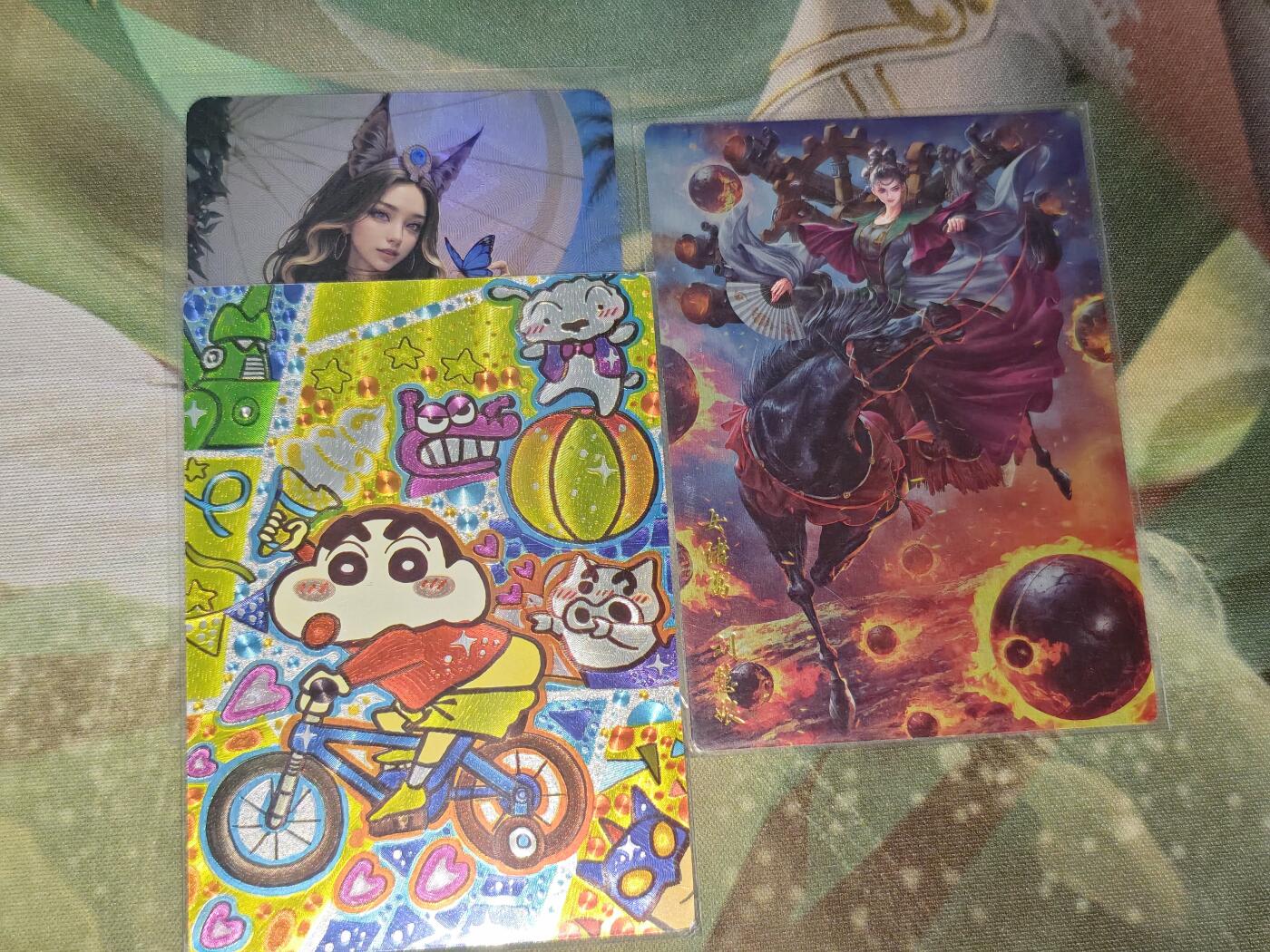 年后第二场，持续收拍中，有兴趣的老板可以私信，拜托拜托 奇点 蜡笔小新（粗闪）妹卡（炫彩）卡曼德 巾帼录 刘慧娘（金属闪）