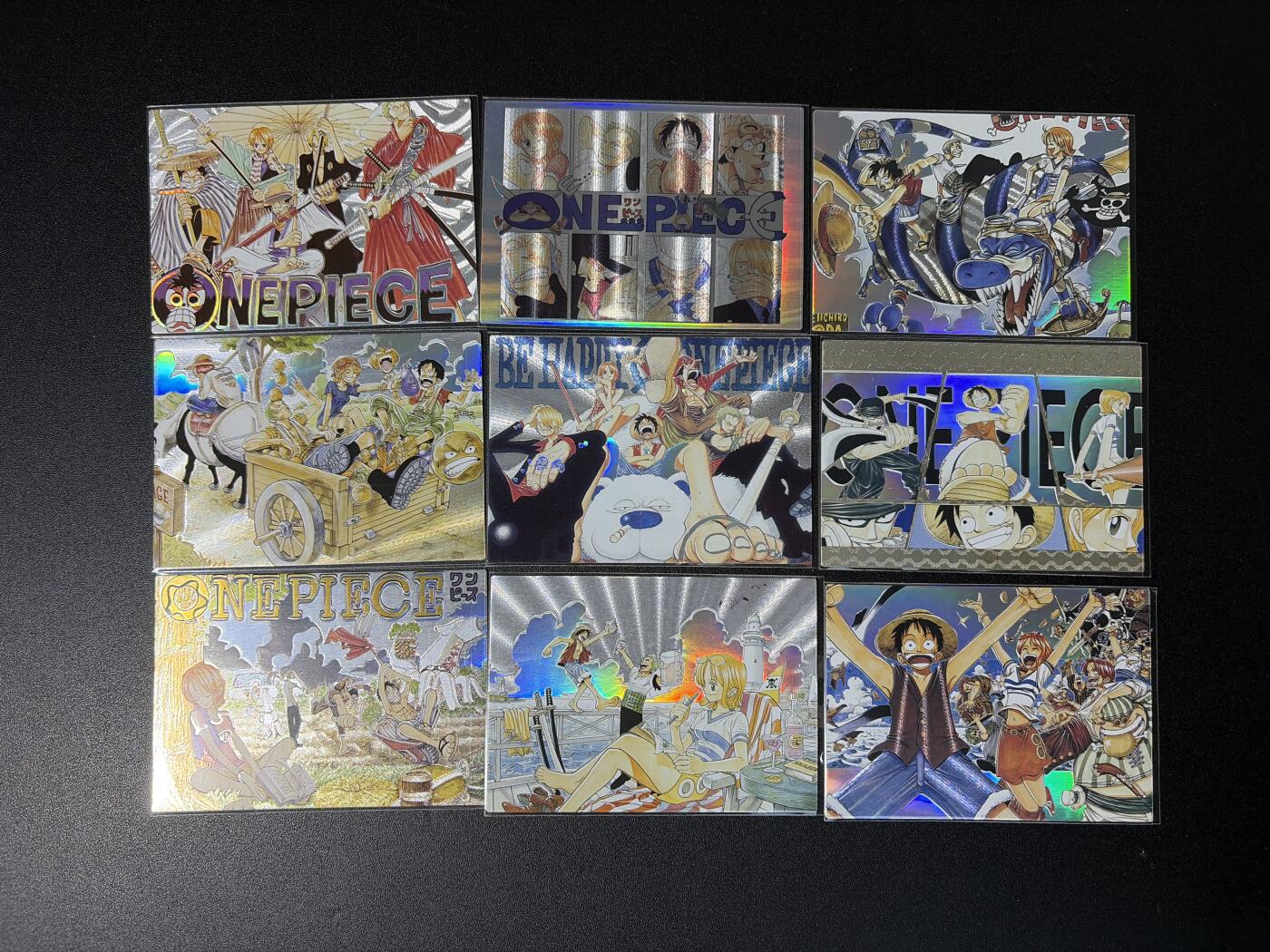 NO.27 好又多金牌大场，每周一站式配齐，方便凑单！（周6晚9点截拍，卖家送拍0抽成！） 海贼王卡牌 卷头横版典藏系列 第一弹 一套9张 粗闪