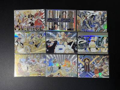 NO.27 好又多金牌大场，每周一站式配齐，方便凑单！（周6晚9点截拍，卖家送拍0抽成！） - 海贼王卡牌 卷头横版典藏系列 第一弹 一套9张 粗闪